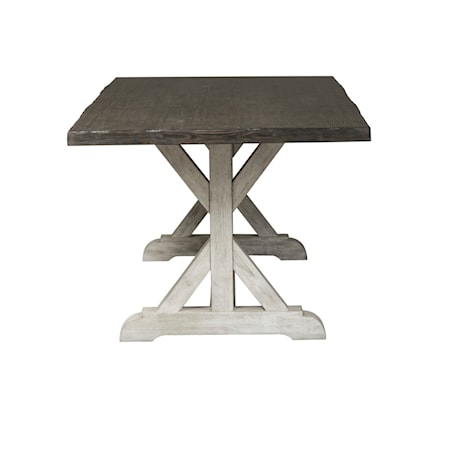 7-Piece Trestle Table Set