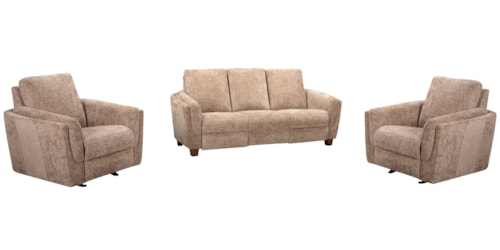 Biscotti Power Reclining Sofa And 2 Recliners
