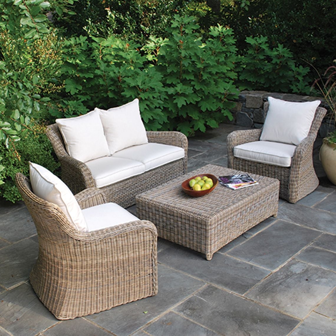 Kingsley Bate Sag Harbor Outdoor Settee
