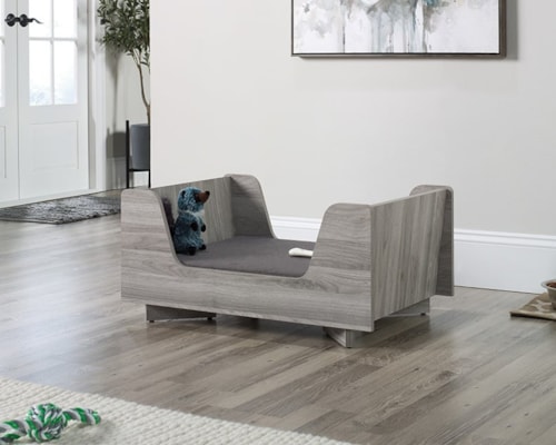 Contemporary Pet Bed with Removable Cushion