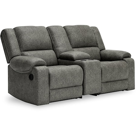 3-Piece Reclining Loveseat with Console