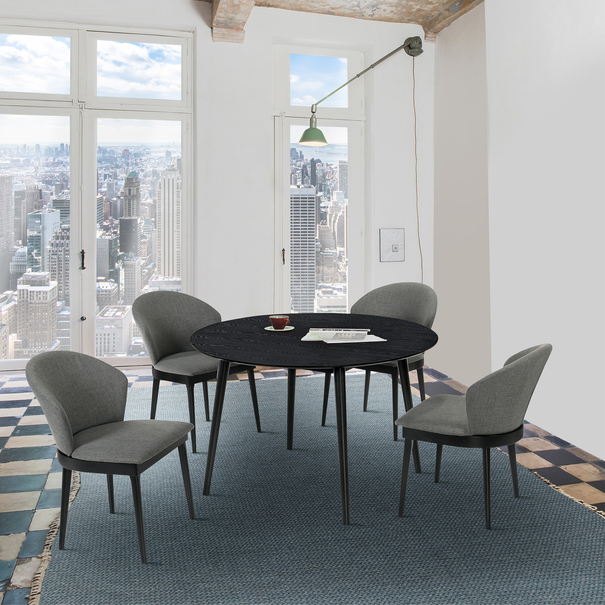 Armen Living Arcadia/Juno 5-Piece Dining Set