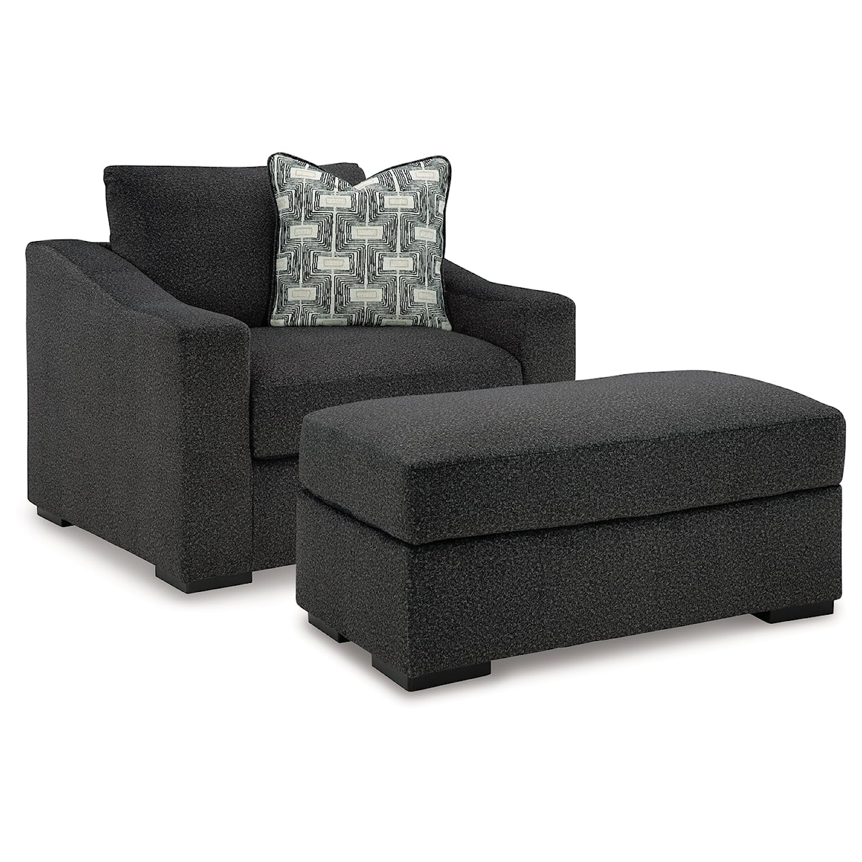 Benchcraft Wryenlynn Oversized Chair And Ottoman