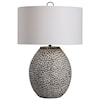 Uttermost Table Lamps Cyprien Gray White Table Lamp
