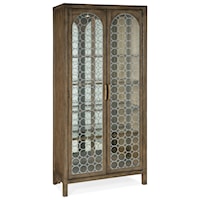 Coastal Display Cabinet with Touch Lighting