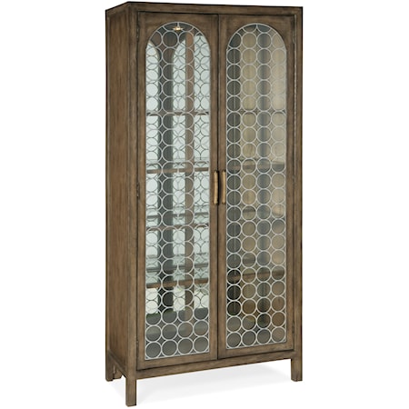 Coastal Display Cabinet with Touch Lighting