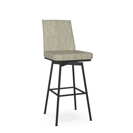 Upholstered Swivel Bar Stool