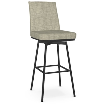 Upholstered Swivel Bar Stool
