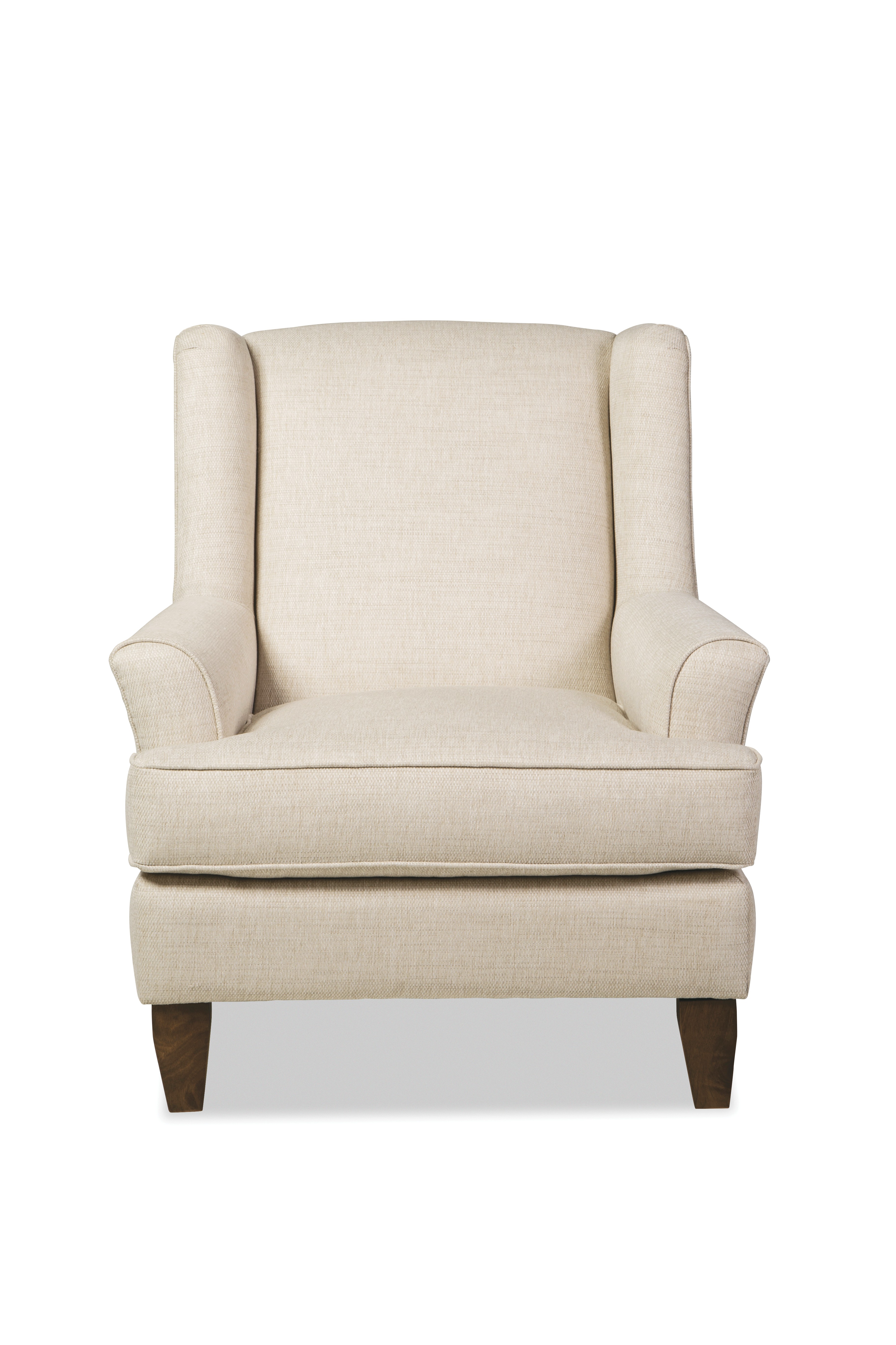 transitional wingback chair