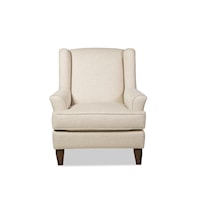 Transitional Wingback Chair