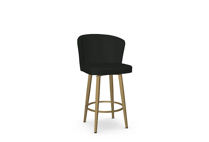 Nordic Customizable Benson Counter Swivel Stool by Amisco at Esprit Decor Home Furnishings