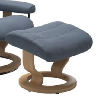 Ottoman with Classic Base