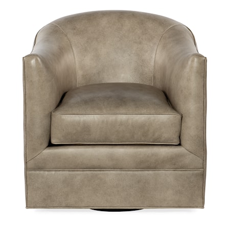 Swivel Barrel Chair 