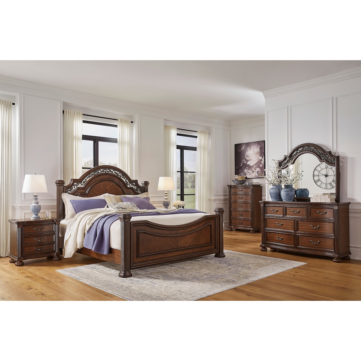 Ashley Furniture Signature Design Lavinton California King Bedroom Set