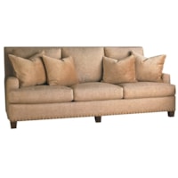Transitional Sofa with Track Arms