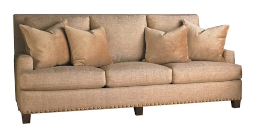 Transitional Sofa with Track Arms