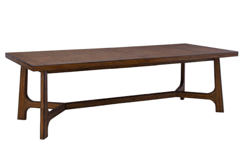 Contemporary Dining Table with Inlaid Pattern