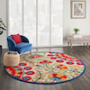 Nourison Aloha 7'10" Round  Rug