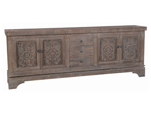 Transitional 4-Door Sideboard