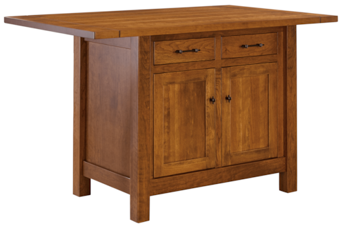 Traditional Solid Top Kitchen Island
