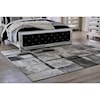Ashley Furniture Signature Design Contemporary Area Rugs Brycebourne Black/Cream/Gray Large Rug