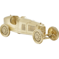 Casual Brass Racecar Figurine