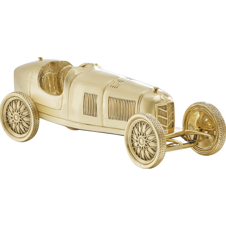 Theodore Alexander Spencer London Brass Racecar Figurine