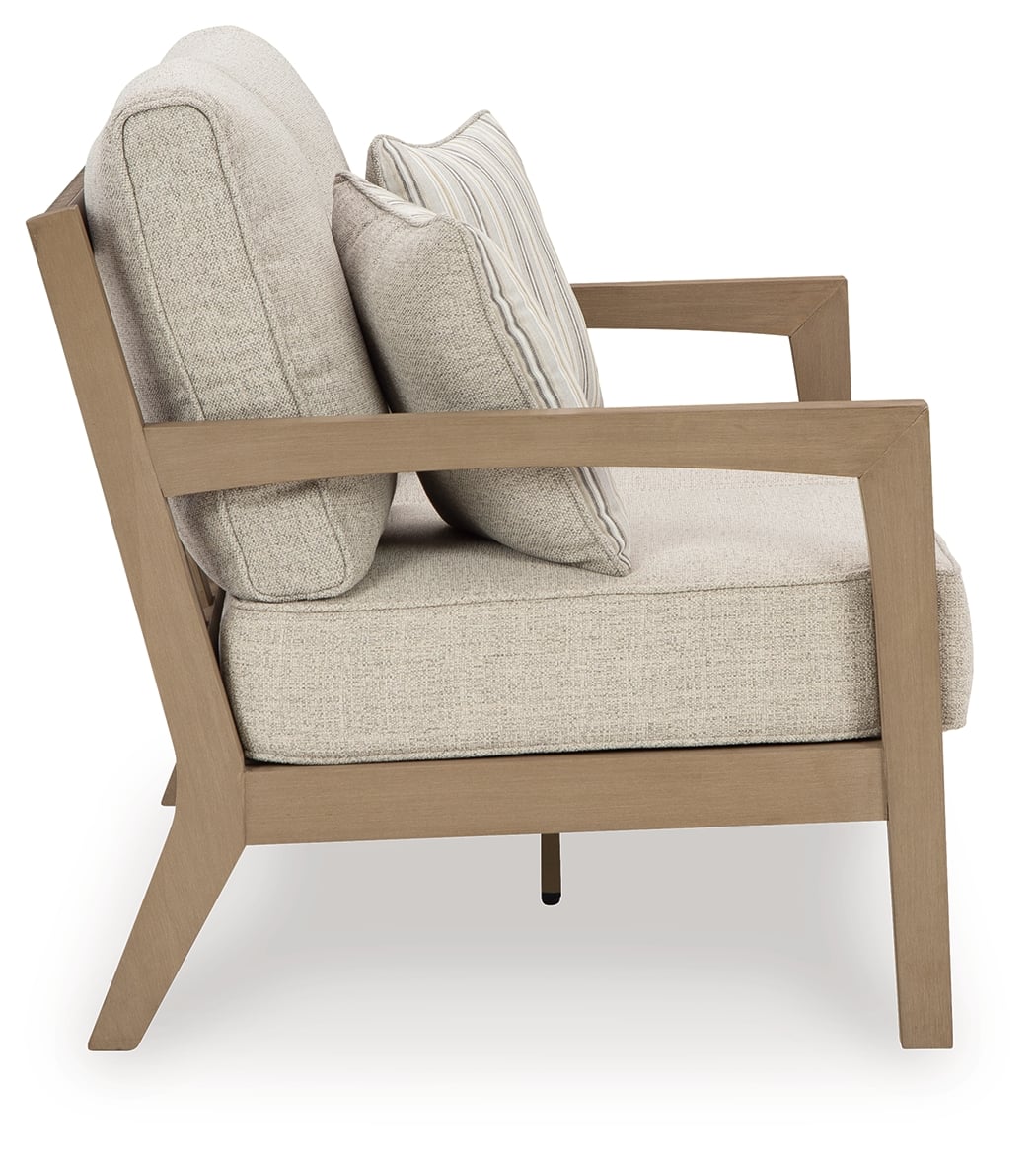 Outdoor Loveseat with Cushion
