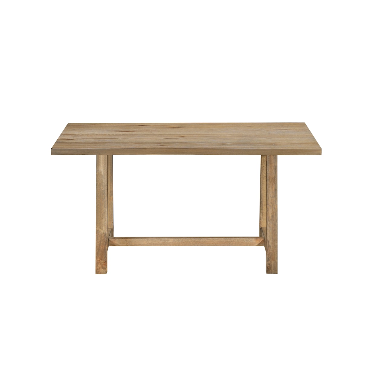 Accentrics Home Accents Stretcher Base Dining Table