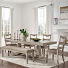 Signature Lexorne 6-Piece Dining Set with Bench