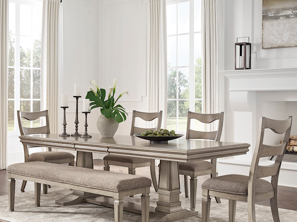 6-Piece Dining Set with Bench