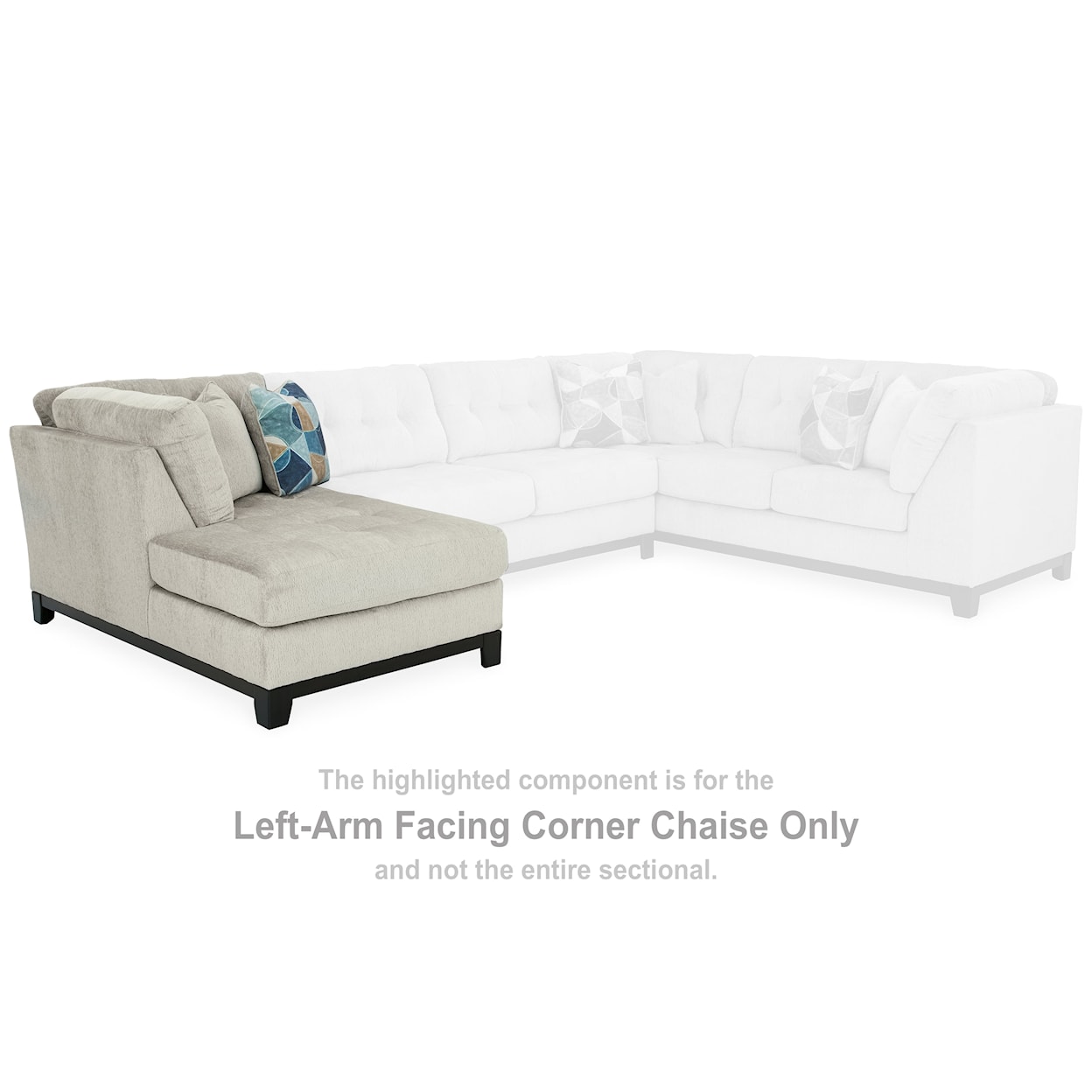 Ashley Furniture Benchcraft Maxon Place LAF Corner Chaise