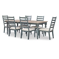Relaxed Vintage 7-Piece Dining Set