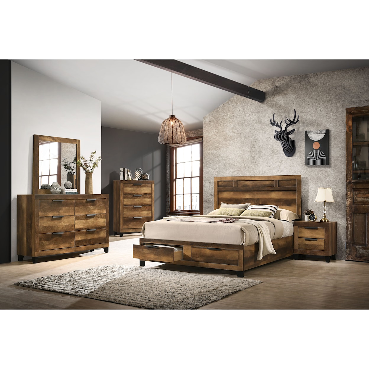 Acme Furniture Morales Queen Bedroom Group