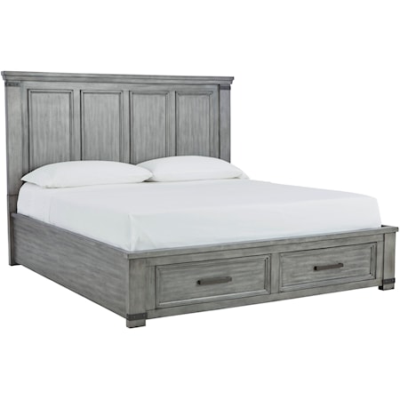 King Storage Bed