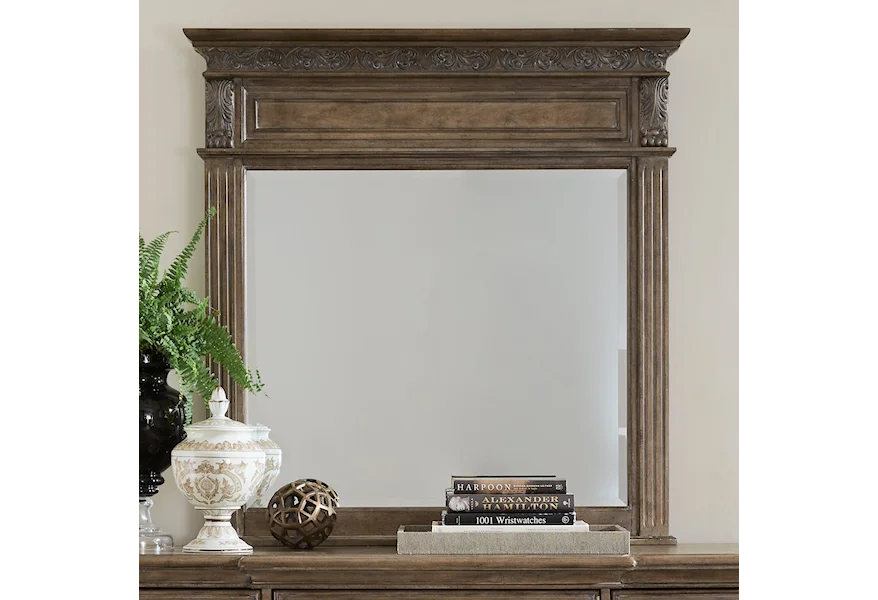 Carlisle Court Landscape Mirror by Liberty Furniture at Reeds Furniture