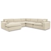 Benchcraft Elyza 5-Piece Modular Sectional with Chaise