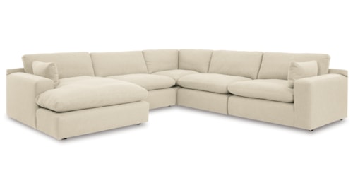 5-Piece Modular Sectional with Chaise