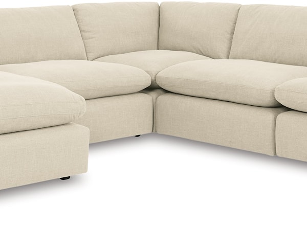 5-Piece Modular Sectional with Chaise