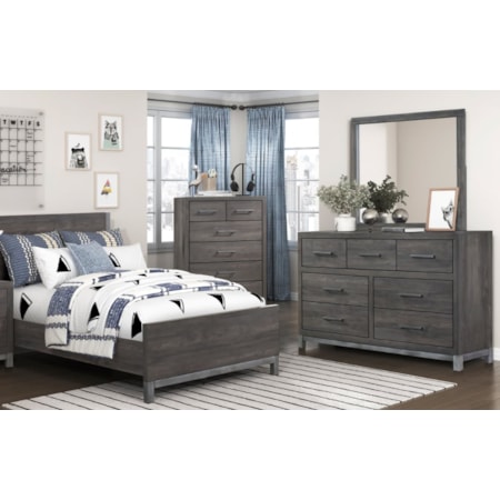 3-Piece Twin Panel Bedroom Set