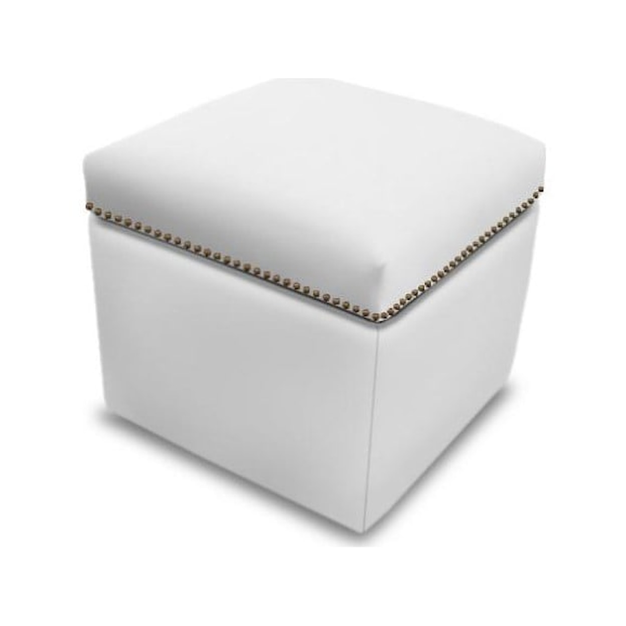 England 2F00/N Series Storage Ottoman with Nailhead Trim