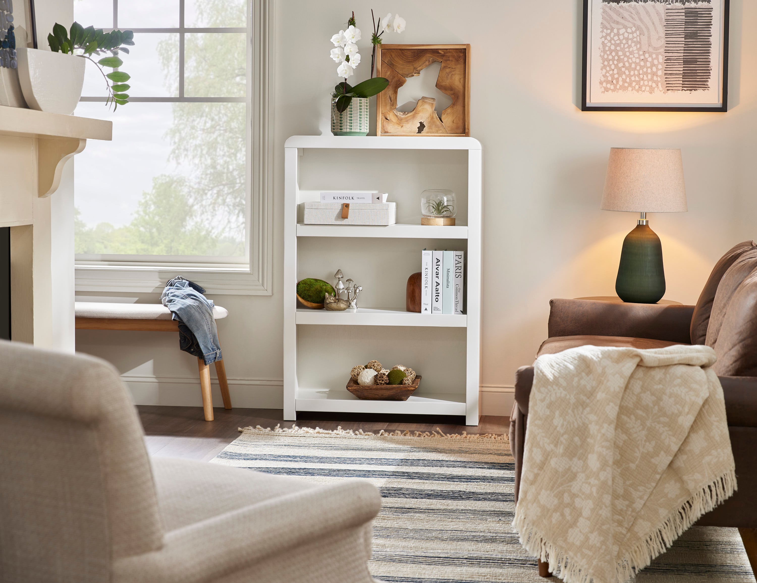 3-Shelf 48" Bookcase