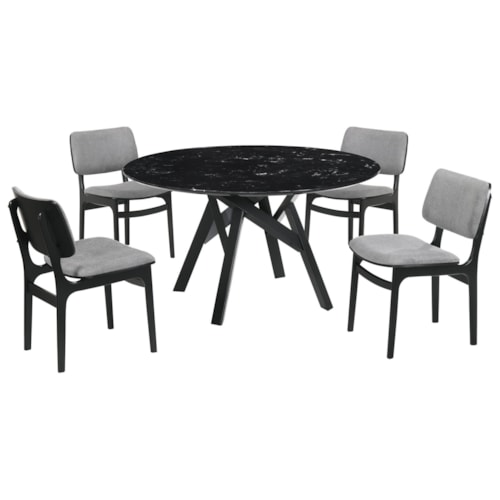 Contemporary 5-Piece Dining Set
