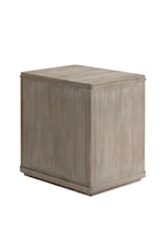Riverside Furniture Intrigue Contemporary Rustic Server with Wine Bottle Storage