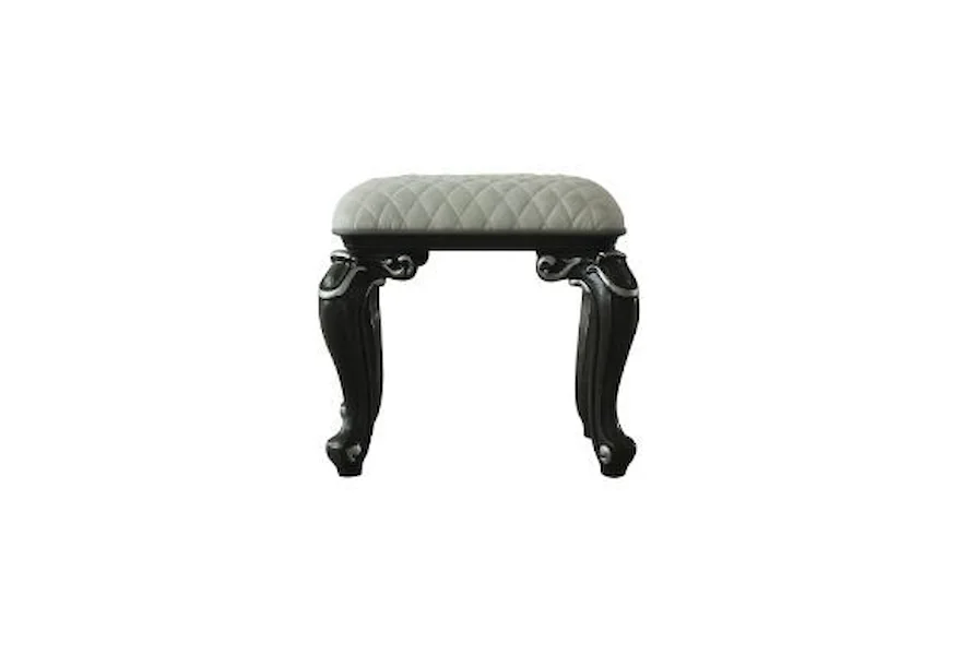 House Delphine Vanity Stool by Acme Furniture at Nassau Furniture and Mattress