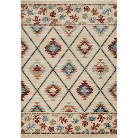 9' x 12' Ivory Harvest Rug