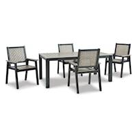 Contemporary Outdoor Dining Set