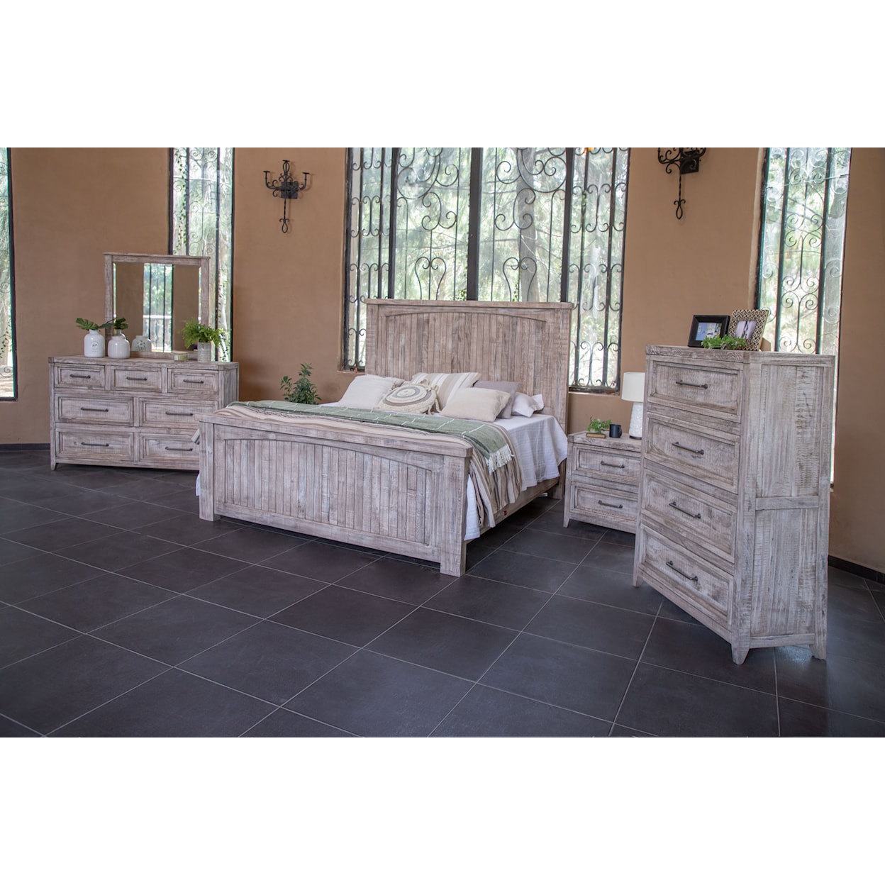 International Furniture Direct Yellowstone Queen Bedroom Set