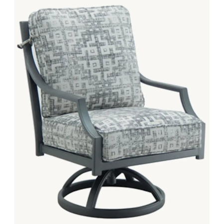 Cushioned Swivel Rocker