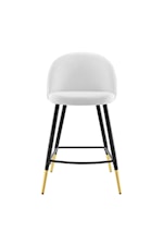 Modway Cordial Performance Velvet Counter Stools - Set of 2